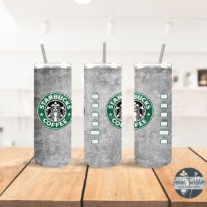 Star Coffee Bucks Gray Marble 20 oz Tumbler