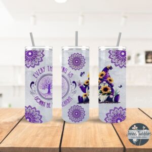 Every Thing is Gonna Be Alright Gnome 20 oz Tumbler