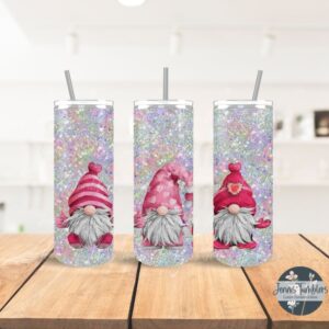 Valentine's Gnomes 20 oz Tumbler