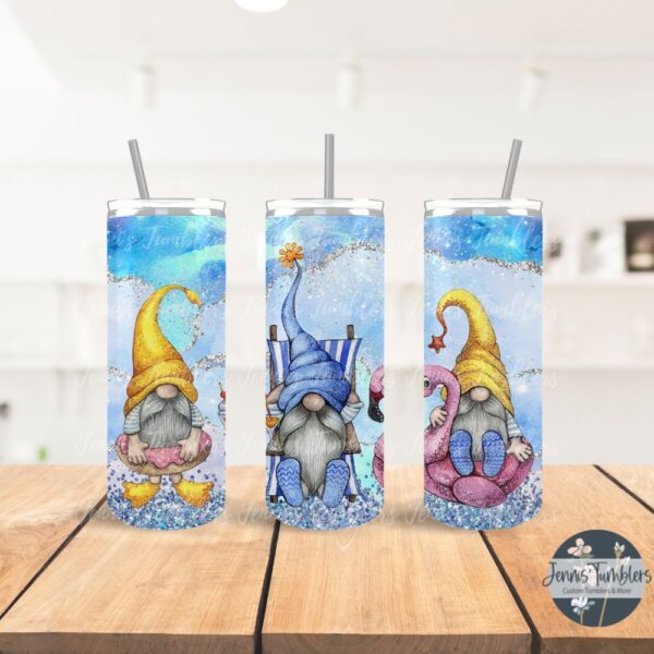 Beachy Gnomes 20 oz Tumbler