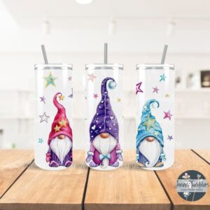 Starry Magical Gnomes 20 oz Tumbler