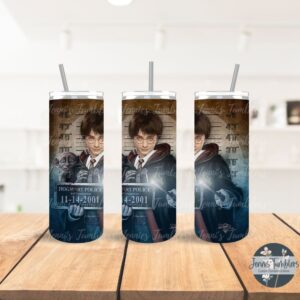 HP Booked by HW Police 20 oz Tumbler