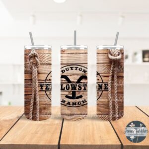 EllowTone Wood Fence 20oz Tumbler