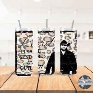 YS Lord, Send me an Outlaw Leopard 20oz Tumbler
