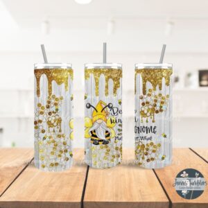 Bee Kind Gnome Matter What 20 oz Tumbler