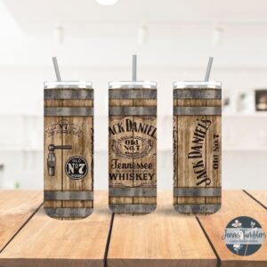 Jack D's Wood and Metal Barrel 20oz Tumbler