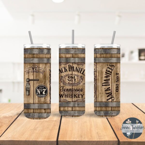 Jack D's Wood and Metal Barrel 20oz Tumbler