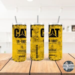 CAT Oil Filter 1R-1807 - Grunge 20oz Tumbler 
