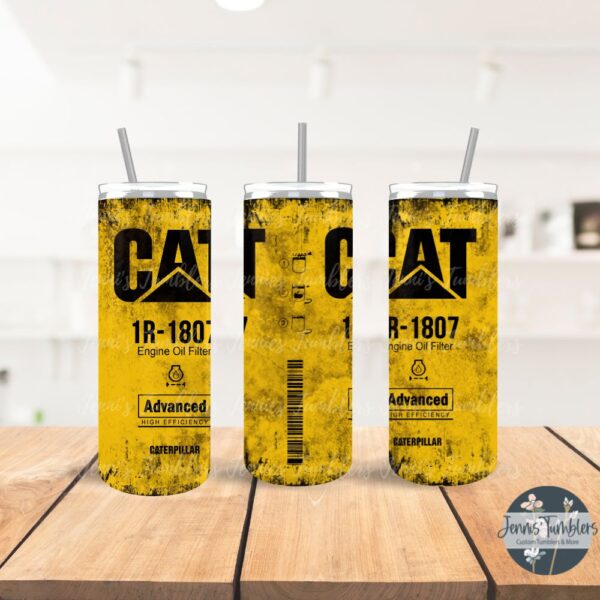 CAT Oil Filter 1R-1807 - Grunge 20oz Tumbler 