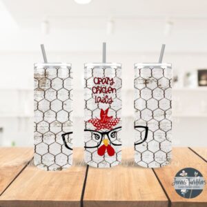 Crazy Chicken Lady 20 oz Tumbler