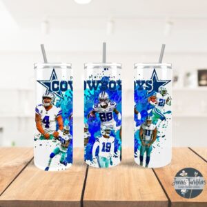Cowboys with Splatter 20 oz Tumbler