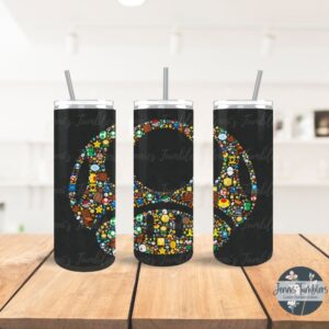 Mario Mushroom 20 oz Tumbler
