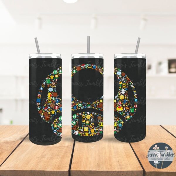 Mario Mushroom 20 oz Tumbler