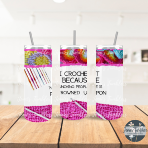 I Crochet 20oz Tumbler