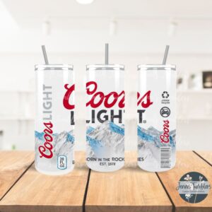 Light Beer White Mountains 20 oz Tumbler