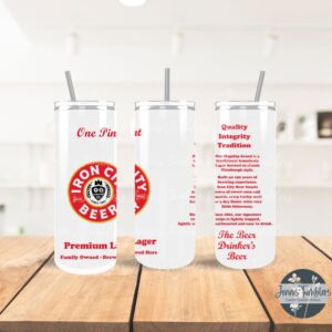 Iron City Beer 20 oz Tumbler